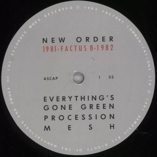 New Order 1981-1982 - Stickered Shrink - EX 12" vinyl single (12 inch record / Maxi-single) US NEW12ST823512