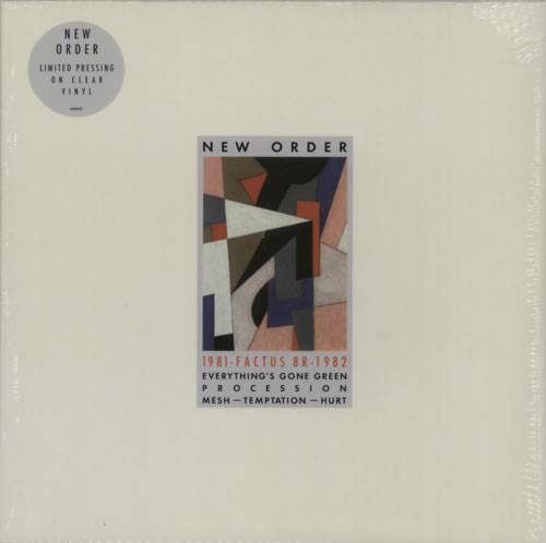 New Order 1981-Factus 8R-1982 - RSD - Clear Vinyl - Sealed 12" vinyl single (12 inch record / Maxi-single) UK NEW12FA617189
