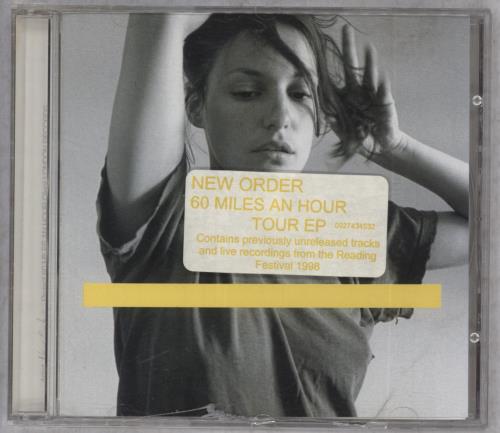 New Order 60 Miles An Hour CD single (CD5 / 5") Australian NEWC5MI204239