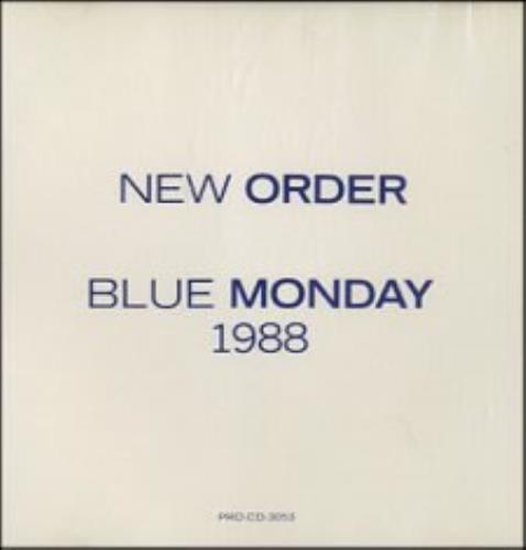New Order Blue Monday 1988 CD single (CD5 / 5") US NEWC5BL14841