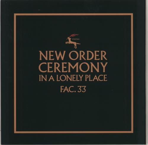New Order Ceremony (1) - 180gm 12" vinyl single (12 inch record / Maxi-single) UK NEW12CE767472