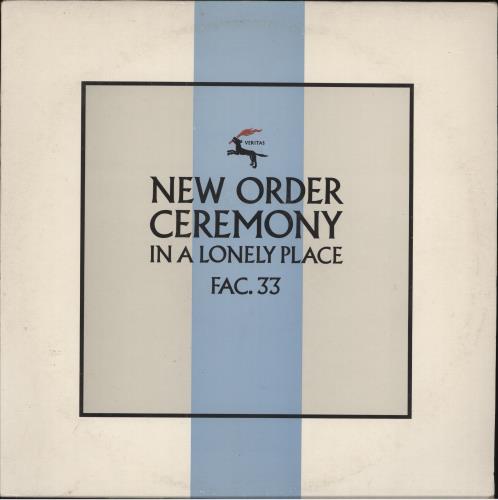 New Order Ceremony - VG 12" vinyl single (12 inch record / Maxi-single) UK NEW12CE789830