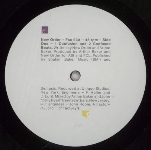 New Order Confusion - 1st - EX 12" vinyl single (12 inch record / Maxi-single) UK NEW12CO646954