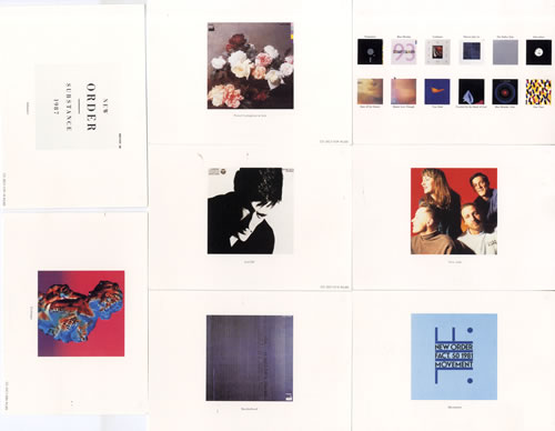 New Order Factory Postcard Set handbill Japanese NEWHBFA555688