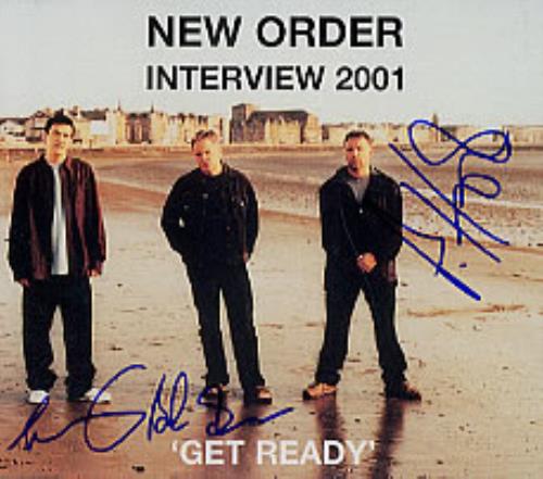 New Order Get Ready - Interview 2001 CD album (CDLP) UK NEWCDGE215901