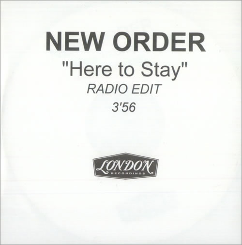 New Order Here To Stay CD-R acetate UK NEWCRHE209096