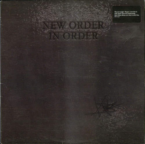 New Order In Order - Orange Vinyl 12" vinyl single (12 inch record / Maxi-single) US NEW12IN15500