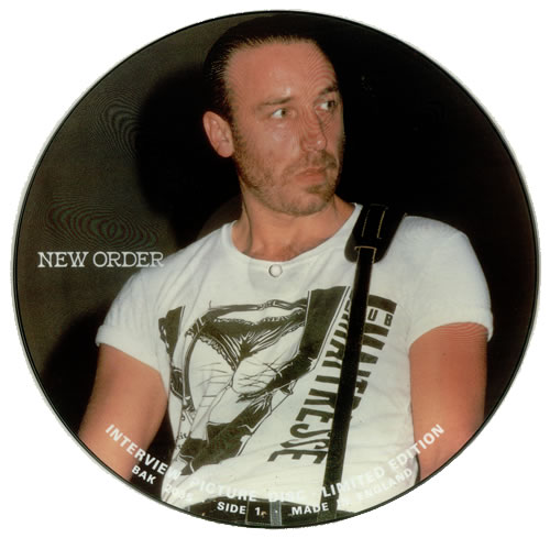 New Order Interview Picture Disc picture disc LP (vinyl picture disc album) UK NEWPDIN454623