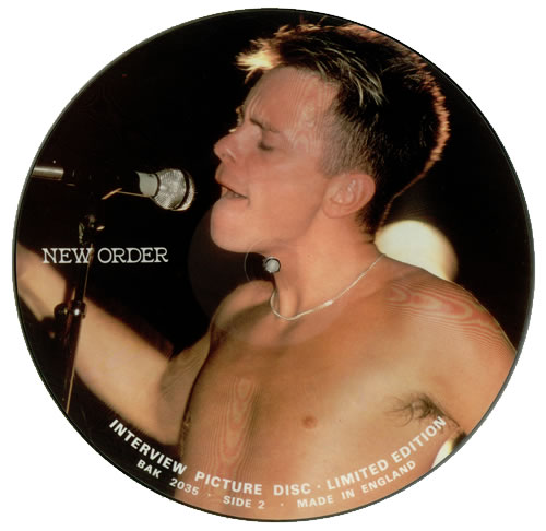 New Order Interview Picture Disc picture disc LP (vinyl picture disc album) UK NEWPDIN454623