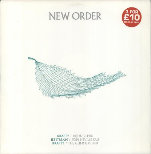 New Order Krafty 12" vinyl single (12 inch record / Maxi-single) UK NEW12KR735238