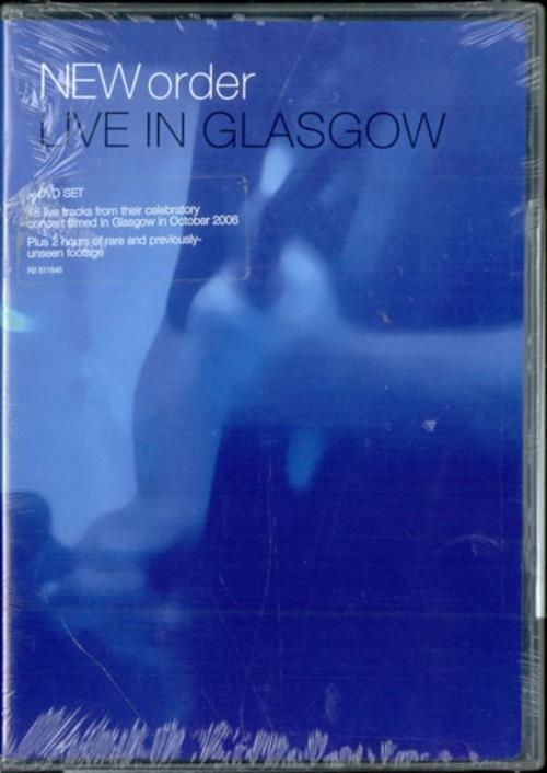 New Order Live In Glasgow DVD US NEWDDLI515249