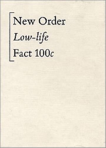 New Order Low-Life cassette album UK NEWCLLO42189