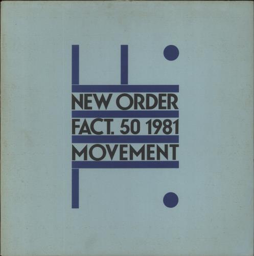 New Order Movement - VG vinyl LP album (LP record) UK NEWLPMO740613