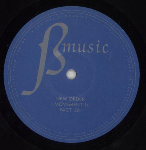 New Order Movement - VG vinyl LP album (LP record) UK NEWLPMO740613