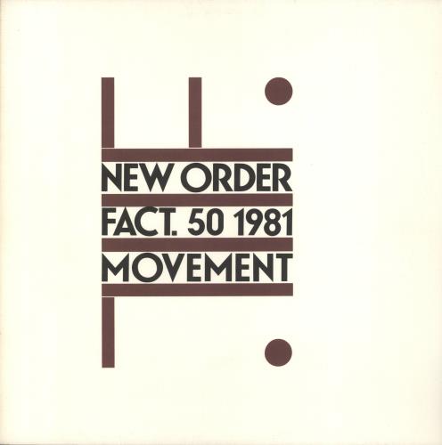 New Order Movement vinyl LP album (LP record) US NEWLPMO120800