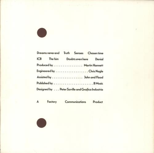 New Order Movement vinyl LP album (LP record) US NEWLPMO120800