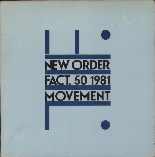 New Order Movement vinyl LP album (LP record) Italian NEWLPMO454992