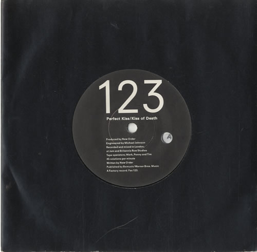 New Order Perfect Kiss / Kiss Of Death 7" vinyl single (7 inch record / 45) UK NEW07PE466471