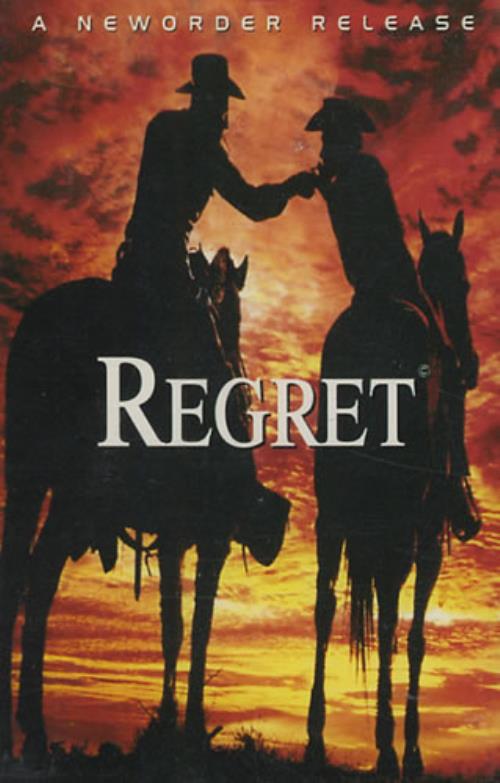 New Order Regret cassette single Dutch NEWCSRE273520