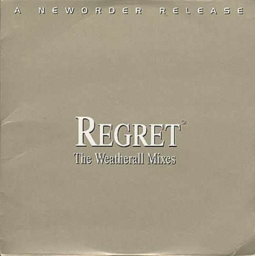 New Order Regret CD single (CD5 / 5") French NEWC5RE383401