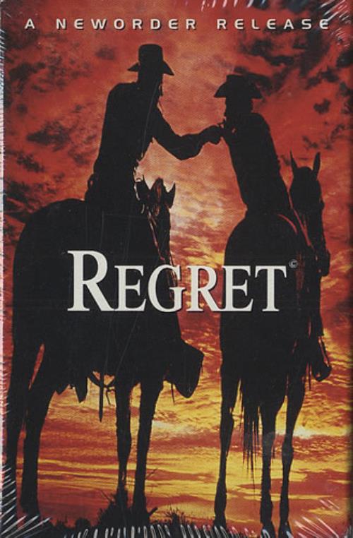 New Order Regret cassette single US NEWCSRE454516