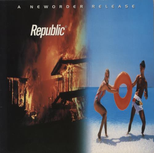 New Order Republic - 1st - VG vinyl LP album (LP record) UK NEWLPRE881208