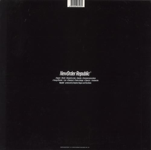 New Order Republic - Remastered 180 Gram - EX vinyl LP album (LP record) UK NEWLPRE874339