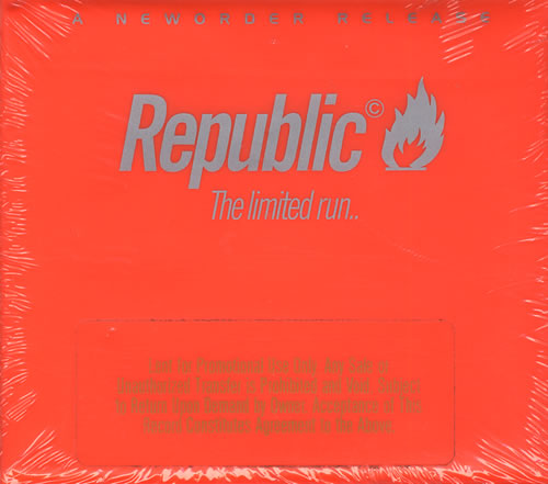 New Order Republic The Limited Run... - Sealed CD album (CDLP) US NEWCDRE169185