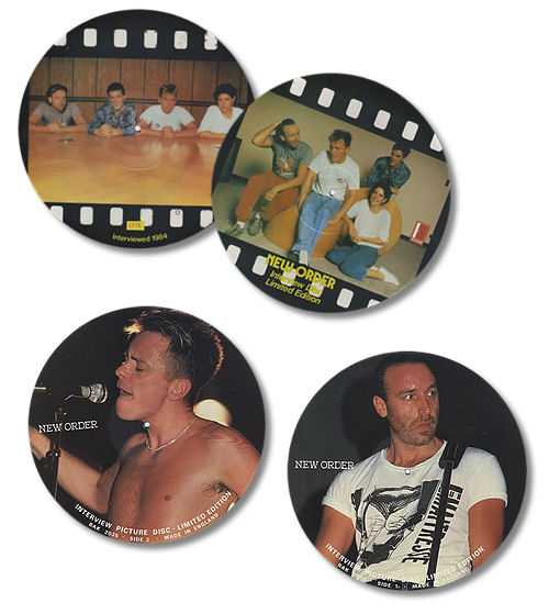 New Order Set Of 2 Interview Picture Discs 12" vinyl single (12 inch record / Maxi-single) UK NEW12SE379087