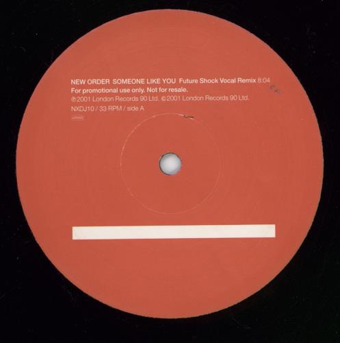 New Order Someone Like You 12" vinyl single (12 inch record / Maxi-single) UK NEW12SO200796