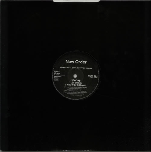 New Order Spooky - Out Of Order Mixes 12" vinyl single (12 inch record / Maxi-single) UK NEW12SP25347