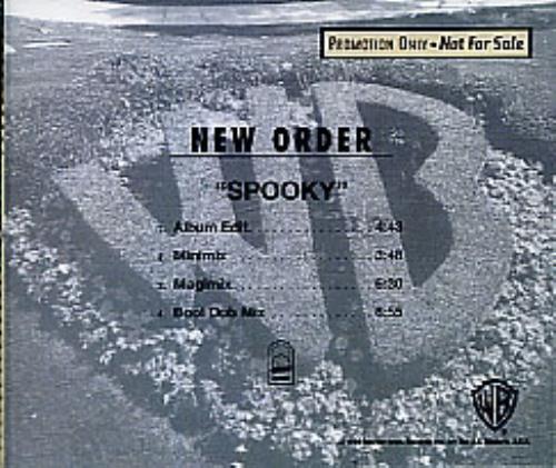 New Order Spooky CD single (CD5 / 5") US NEWC5SP27141