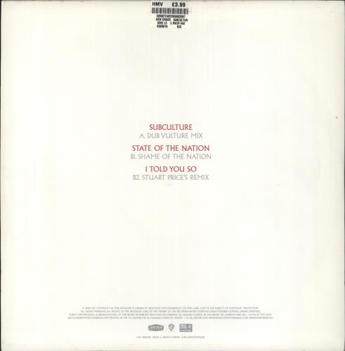 New Order Subculture 12" vinyl single (12 inch record / Maxi-single) UK NEW12SU735245
