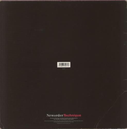 New Order Technique - VG vinyl LP album (LP record) UK NEWLPTE671743