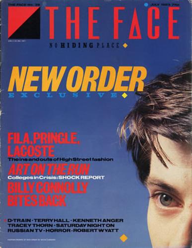 New Order The Face magazine UK NEWMATH340979