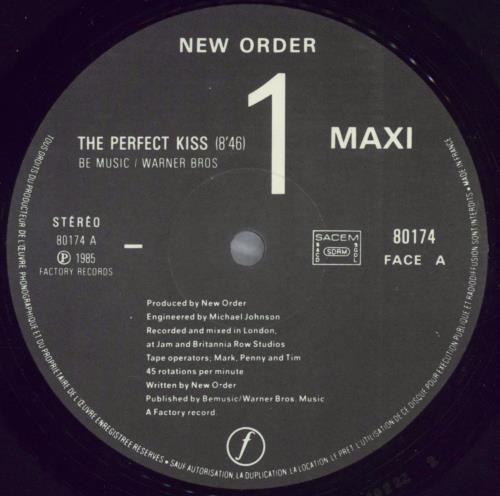 New Order The Perfect Kiss 12" vinyl single (12 inch record / Maxi-single) French NEW12TH150421