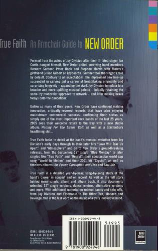 New Order True Faith: An Armchair Guide to....On Record and In Concert book UK NEWBKTR770853