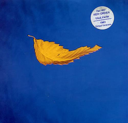 New Order True Faith 7" vinyl single (7 inch record / 45) Australian NEW07TR310528
