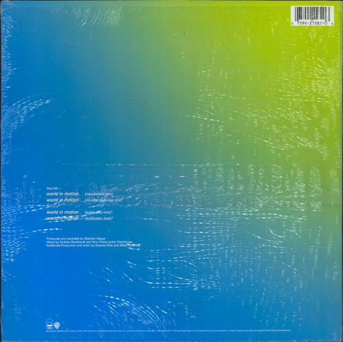 New Order World In Motion 12" vinyl single (12 inch record / Maxi-single) US NEW12WO17779