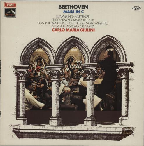 New Philharmonia Orchestra Mass in C vinyl LP album (LP record) UK NV0LPMA530898