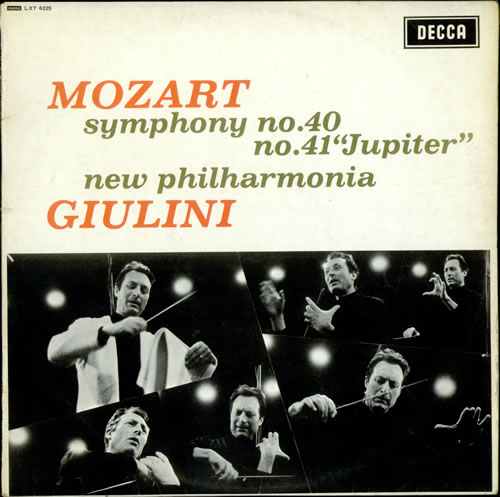 New Philharmonia Orchestra Symphony No. 40 & No. 41 'Jupiter' vinyl LP album (LP record) UK NV0LPSY526614