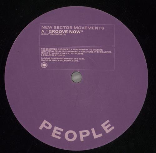 New Sector Movements Groove Now 12" vinyl single (12 inch record / Maxi-single) UK 9O412GR868809
