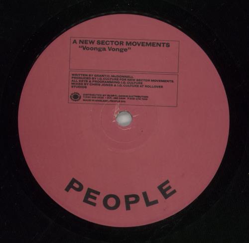 New Sector Movements Voonga Vonge 12" vinyl single (12 inch record / Maxi-single) UK 9O412VO868801