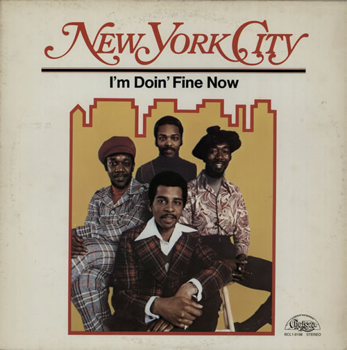 New York City I'm Doin' Fine Now vinyl LP album (LP record) US NYCLPIM583187
