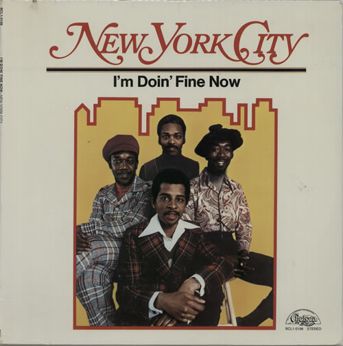 New York City I'm Doin' Fine Now vinyl LP album (LP record) US NYCLPIM633331