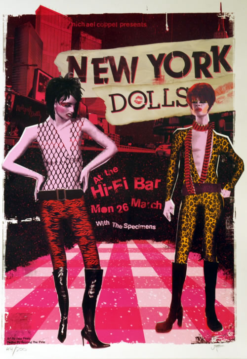 New York Dolls Australian Tour Poster poster Australian NYDPOAU404251