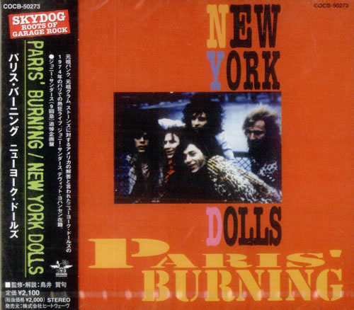 New York Dolls Paris Burning - Sealed CD album (CDLP) Japanese NYDCDPA174228