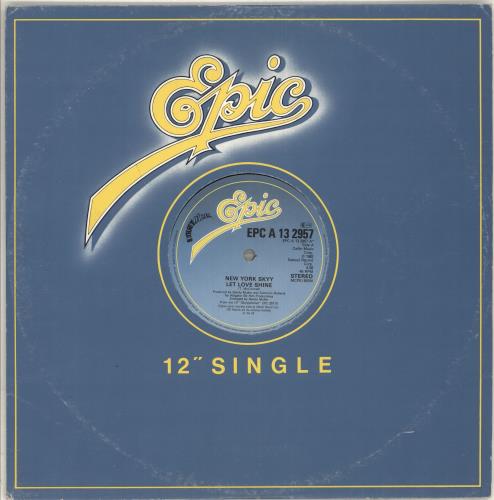 New York Skyy Let Love Shine 12" vinyl single (12 inch record / Maxi-single) UK YY112LE716616