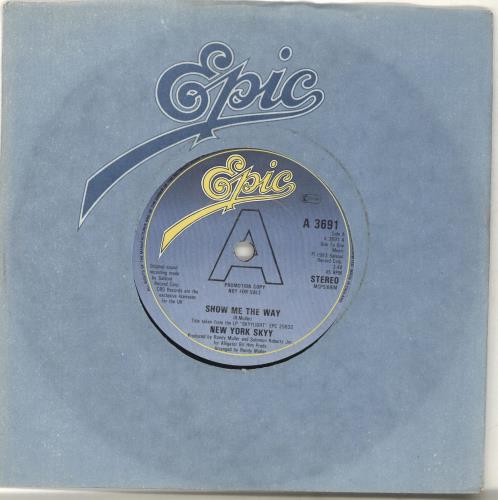 New York Skyy Show Me The Way 7" vinyl single (7 inch record / 45) UK YY107SH703550
