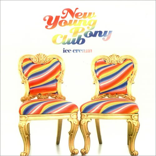 New Young Pony Club Ice Cream 12" vinyl single (12 inch record / Maxi-single) UK NPC12IC437891